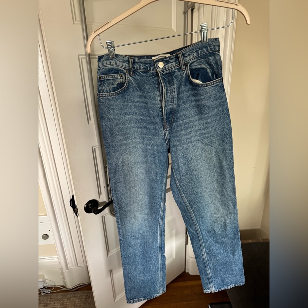 Reformation ‘Cynthia’ Classic Blue Denim Jeans